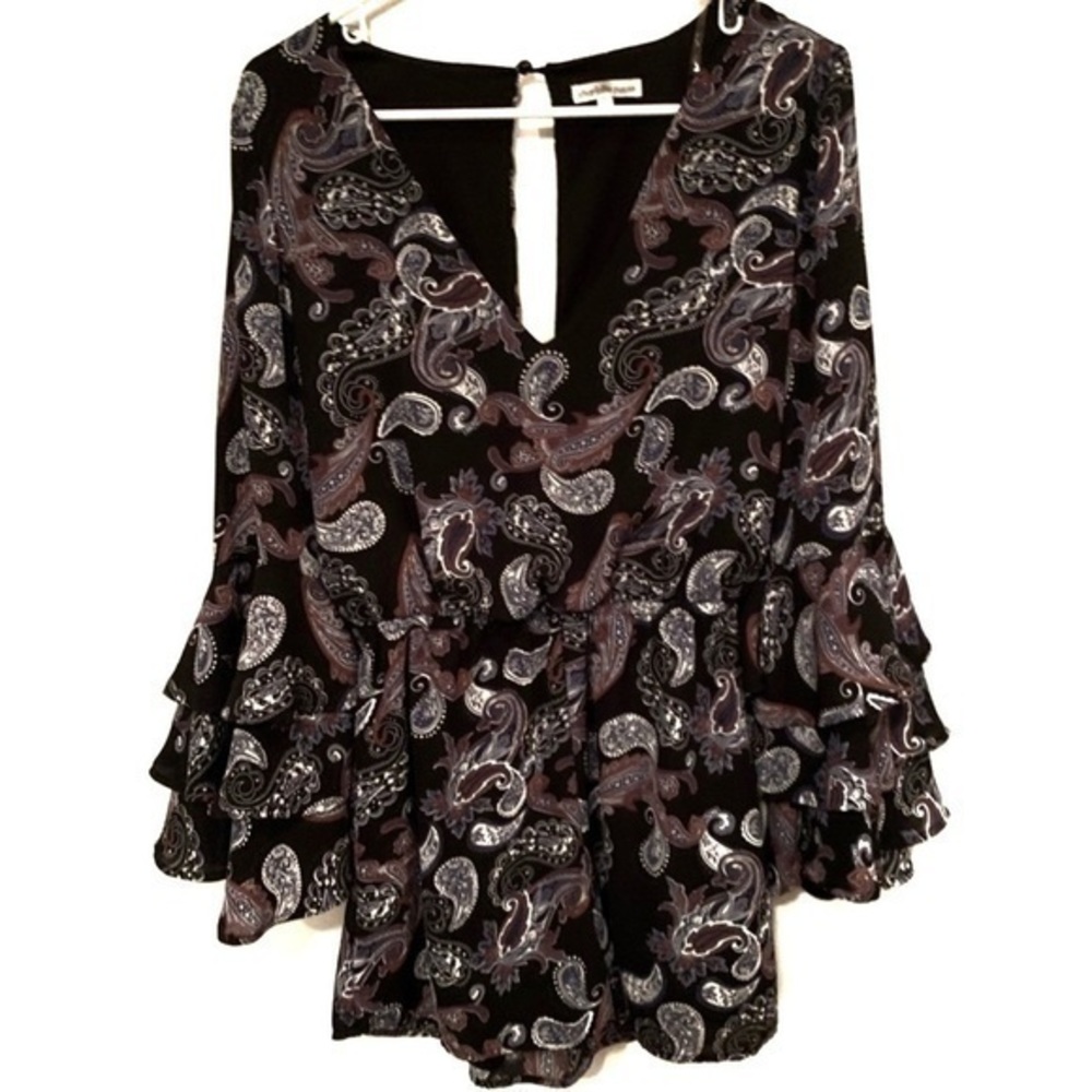 Charlotte Russe Paisley Romper